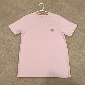 I am selling a super light pink size small carhartt t-shirt